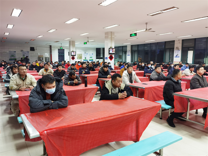 中集安瑞环科组织2022春节外地员工  集体年夜饭